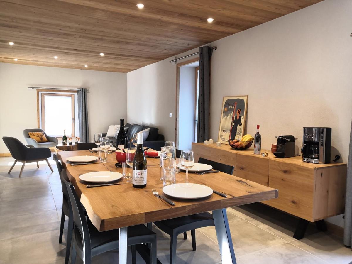 Chez Leon, Jacuzzi Et Sauna Des Le 1Er Septembre 2025 Samoëns Buitenkant foto